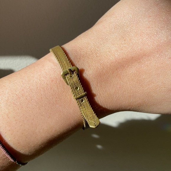 Gold/brass watch and bracelet - Picture 1 of 3